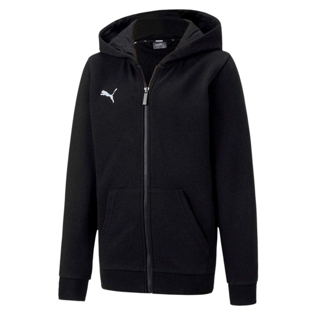 PUMA Jungen, teamGOAL 23 Casuals Hooded Jac Trainingsjacke 152 Puma Black, 152 Puma Black