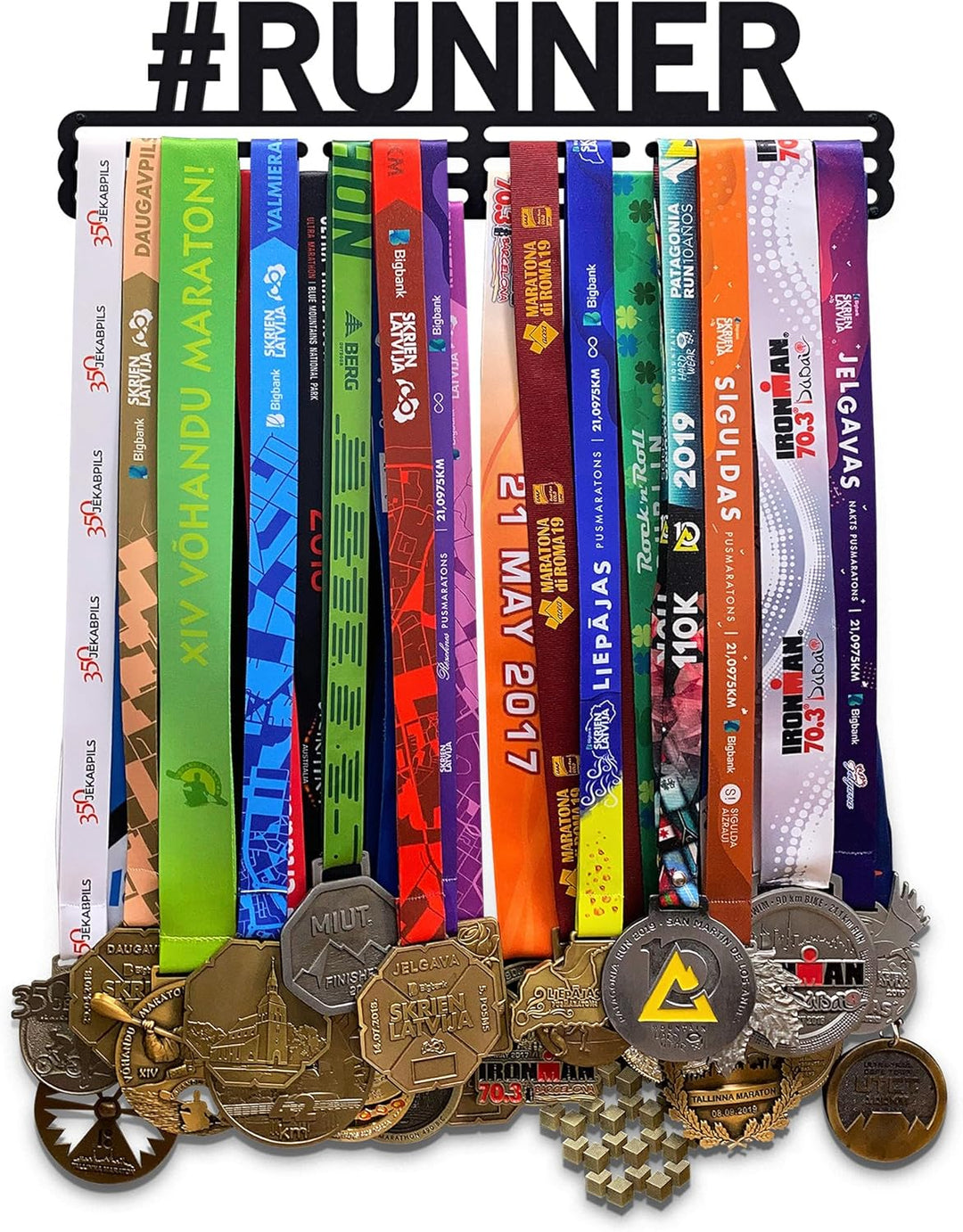United Medals #Runner Medaillenhalter Edelstahl | Medaillen Aufhänger | Medal Hanger Holder Display