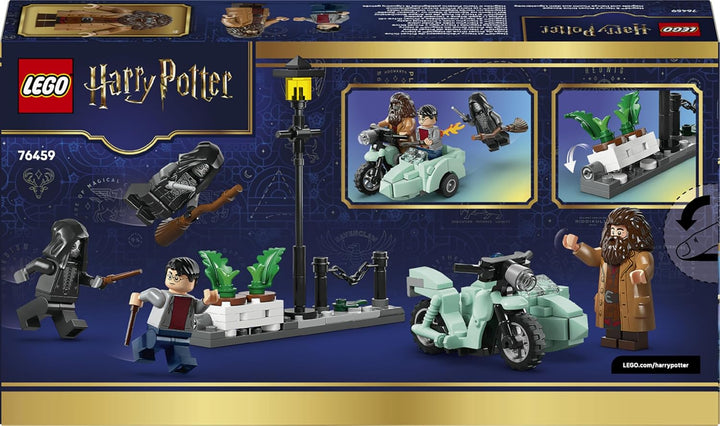 LEGO Harry Potter Hagrids und Harrys Flucht aus dem Ligusterweg - Motorrad Spielzeug mit 4 Minifigur