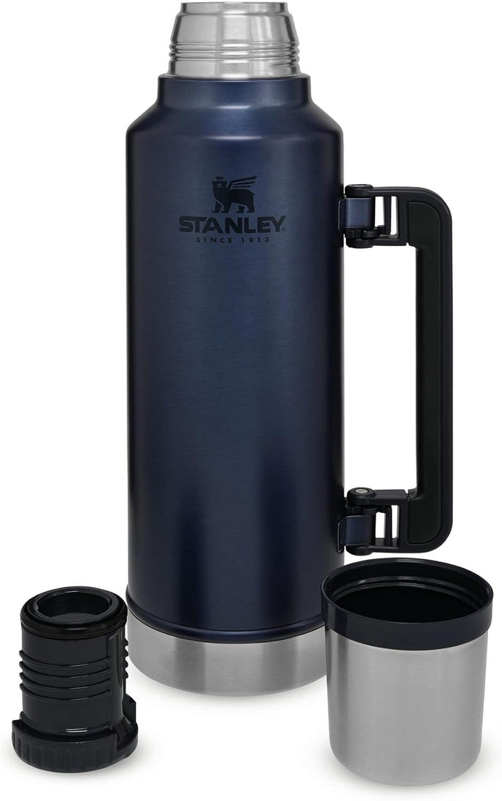 Stanley Classic Legendary Thermosflasche Edelstahl 1.9L - Thermos Hält 45 Stunden Heiss oder Kalt -