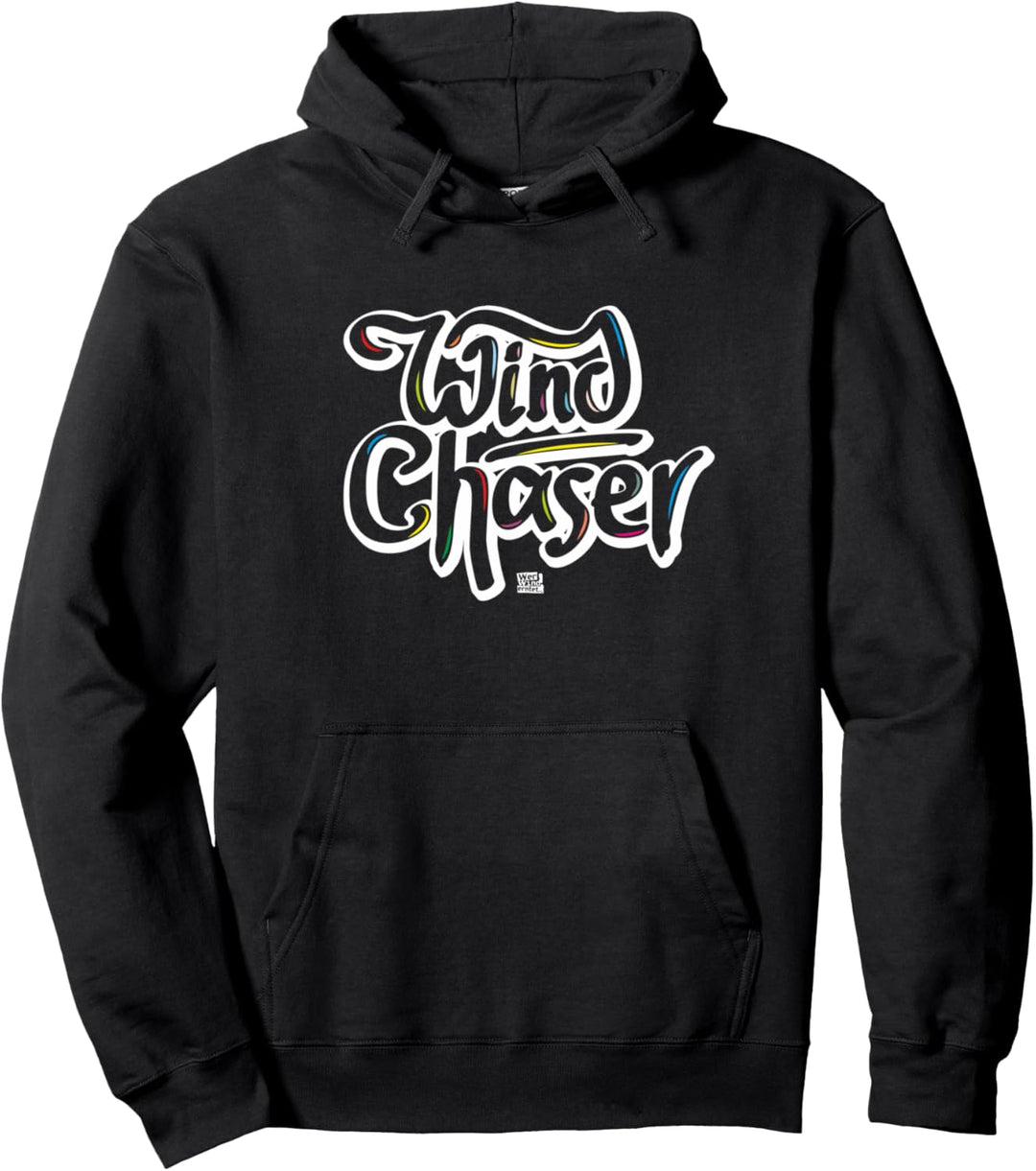 Wind Chaser | Strand Spass | Kite | Surf | Buggy | Drachen Pullover Hoodie