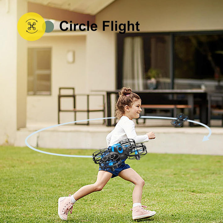 4DRC V18 Mini Drohne für Kinder Anfänger,RC Quadcopter mit 2Akkus Lange Flugzeit,Automatische Höhenh