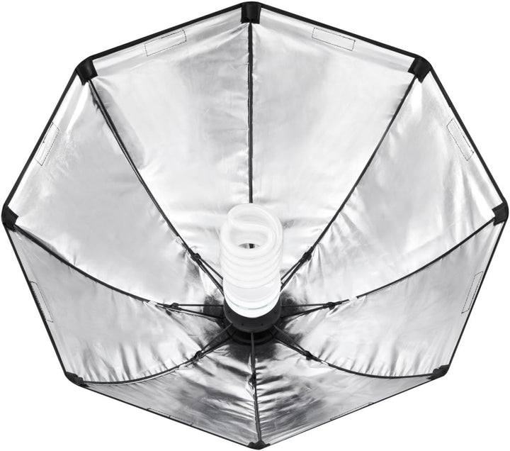 Walimex Daylight Set 250 Studioset (250 Watt Daylight, Octagon Softbox 55 cm und