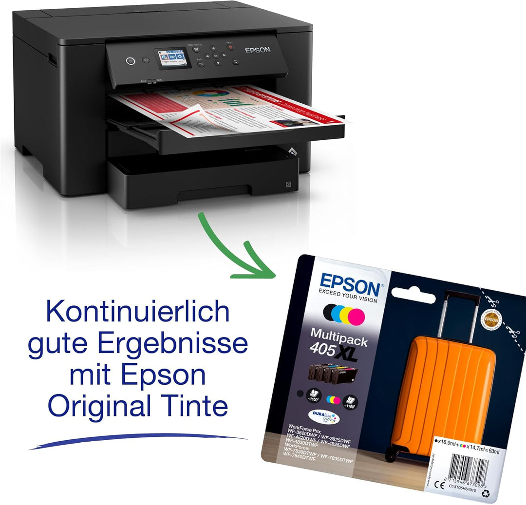 WorkForce WF-7310DTW A3+ Tintenstrahldrucker, kabelloser Verbindung und beidseitigem Druck WF7310, W