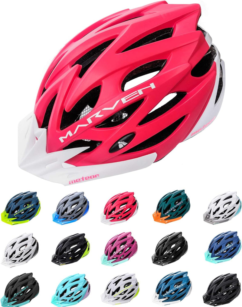 meteor® Marven Fahrradhelm Herren Damen Kinder-Helm MTB rollerhelm mädchen kinderfahrradhelm für Dow