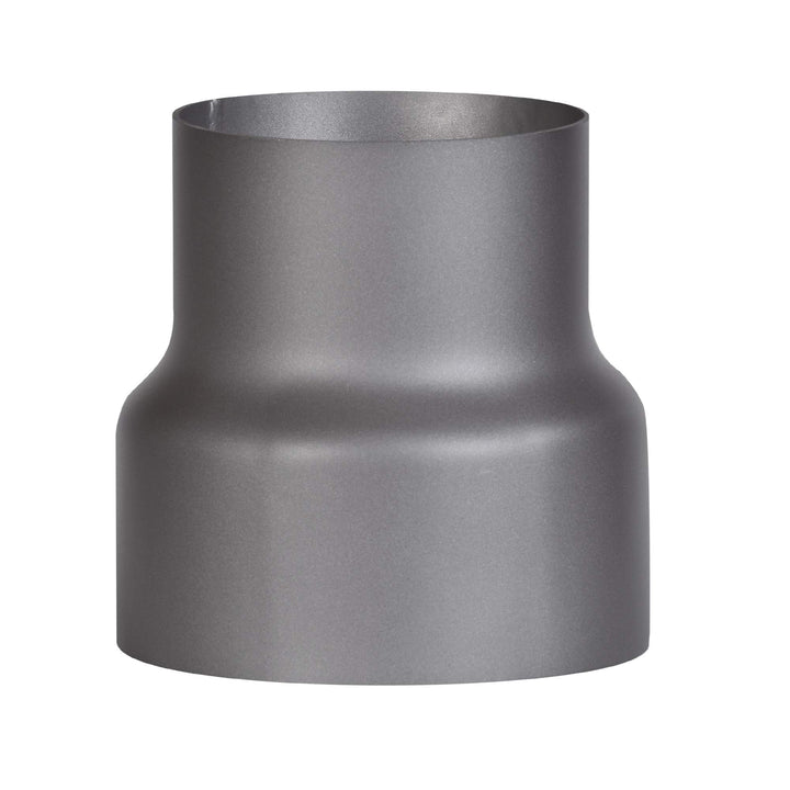 FIREFIX RD150/Ü1 Übergangsstück (Reduzierung) für 2 mm Starke Rauchrohre, dunkelgrau lackiert, von 1