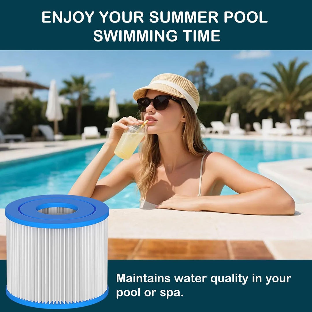 Typ VI Whirlpool-Filterkartusche für Lay-Z-Spa Miami, Vegas, Palm Springs, Paris, Monaco, Coleman Sa
