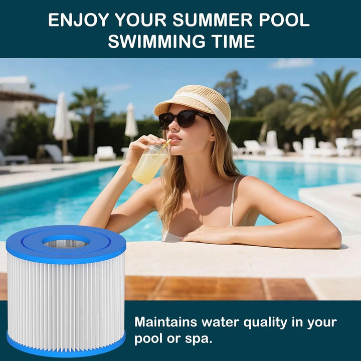 Typ VI Whirlpool-Filterkartusche für Lay-Z-Spa Miami, Vegas, Palm Springs, Paris, Monaco, Coleman Sa