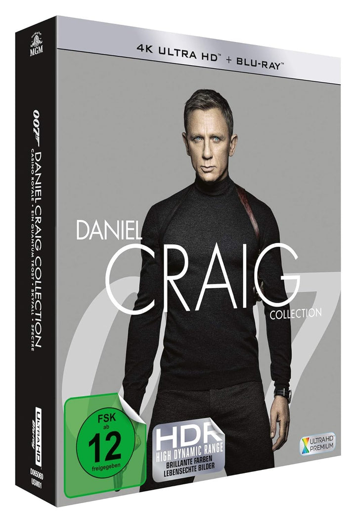 James Bond: Daniel Craig Collection (4 4K Ultra-HD & 4 Blu-ray), 4K