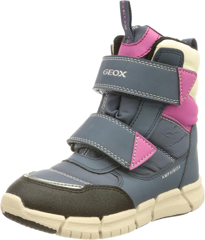 Geox Mädchen J Flexyper Girl B Ab Stiefeletten 29 EU Avio Fuchsia, 29 EU Avio Fuchsia