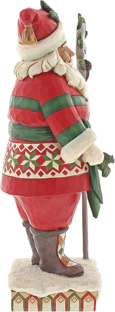 Heartwood Creek Woodsy Santa Figurine