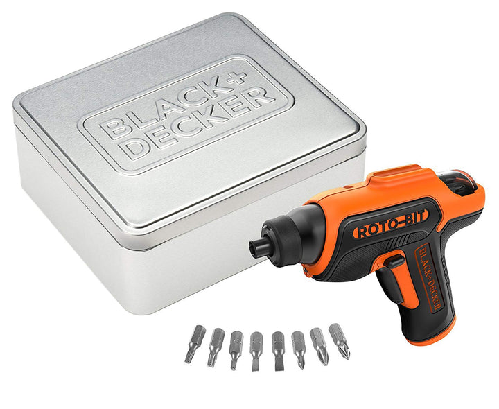 Black+Decker Black & Decker CS36BST-QW 3.6V 1.5 Ah Şarjlı Tornavida, Schwarz, Orange Schraubendreher