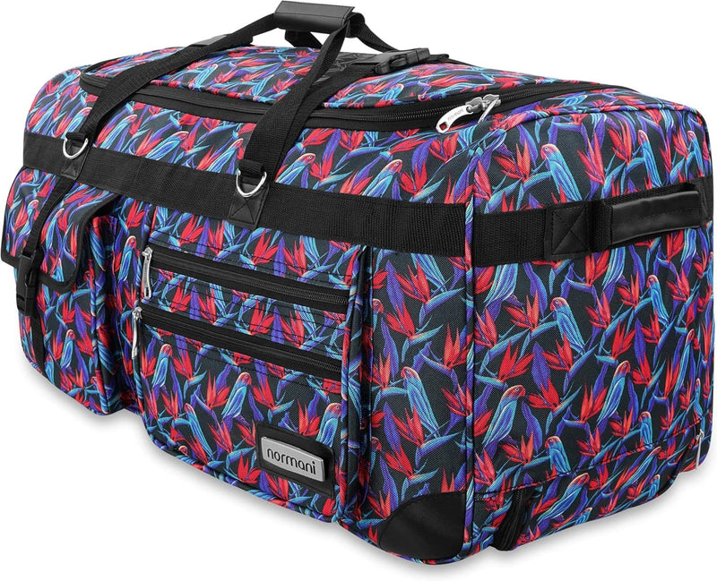 XXL Reisetasche Jumbo Big-Travel mit Rollen von normani® Farbe Pally Parrots / 100 Liter Pally Parro