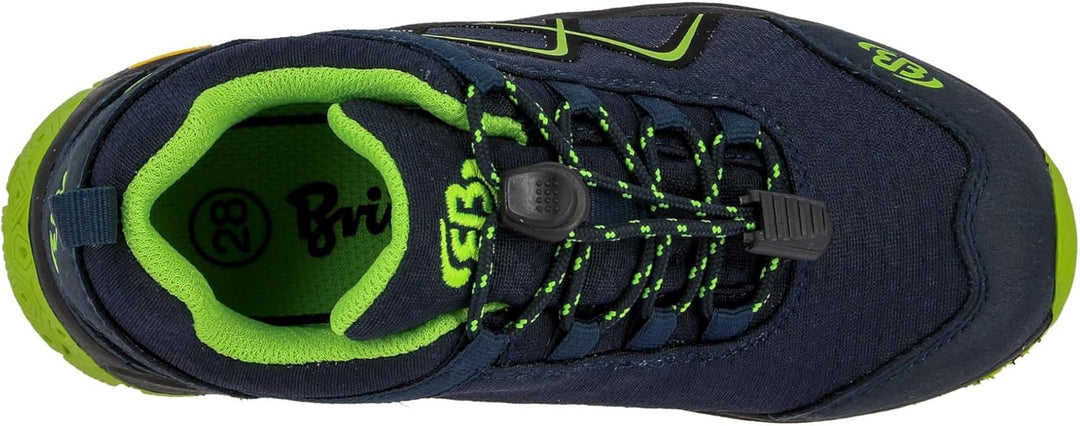 Brütting Unisex Kinder Guide Outdoor- & Trekkingschuh 28 EU Marine Lemon, 28 EU Marine Lemon