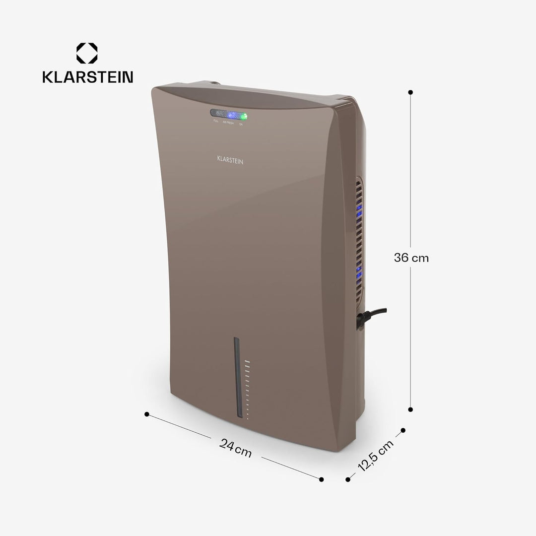 Klarstein Drybest 2000 2G Luftentfeuchter - 700 ml/Tag Raumentfeuchter, Dehumidifier mit 70 W Leistu
