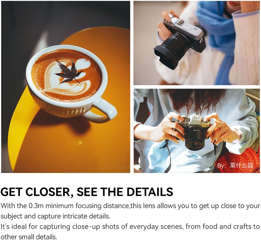 TTARTISAN AF 23mm F1.8 Objektiv für Fuji X, APS-C Rahmen Tragbares und Vielseitiges Autofokus Kamera