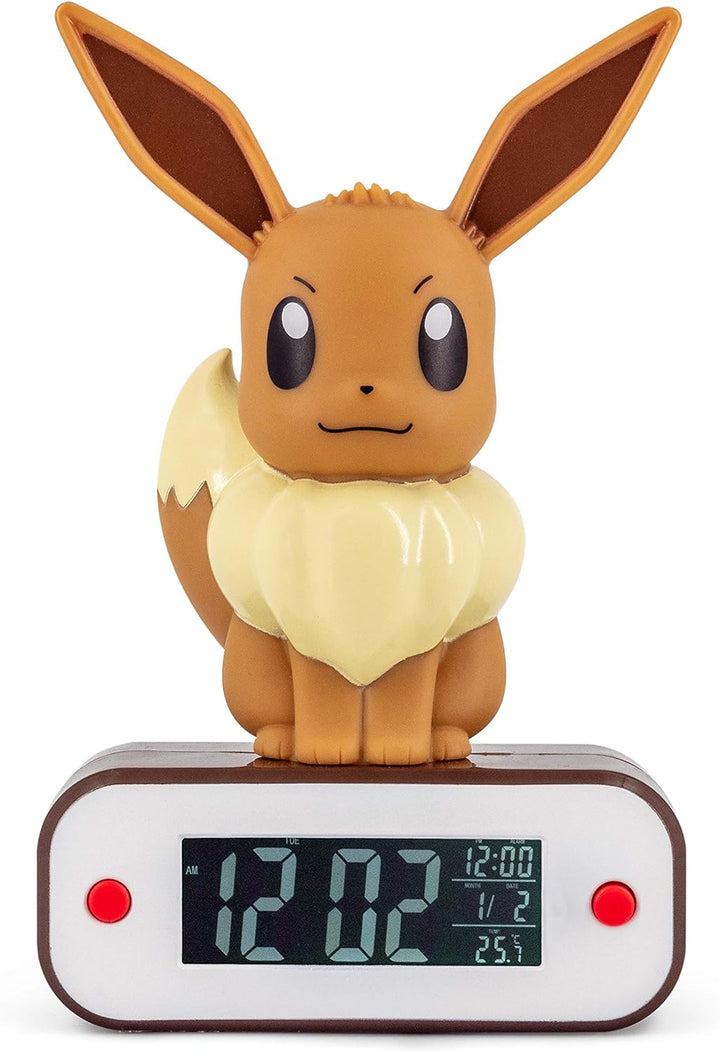 TEKNOFUN 811370 Pokémon Evoli LED Lampe Wecker