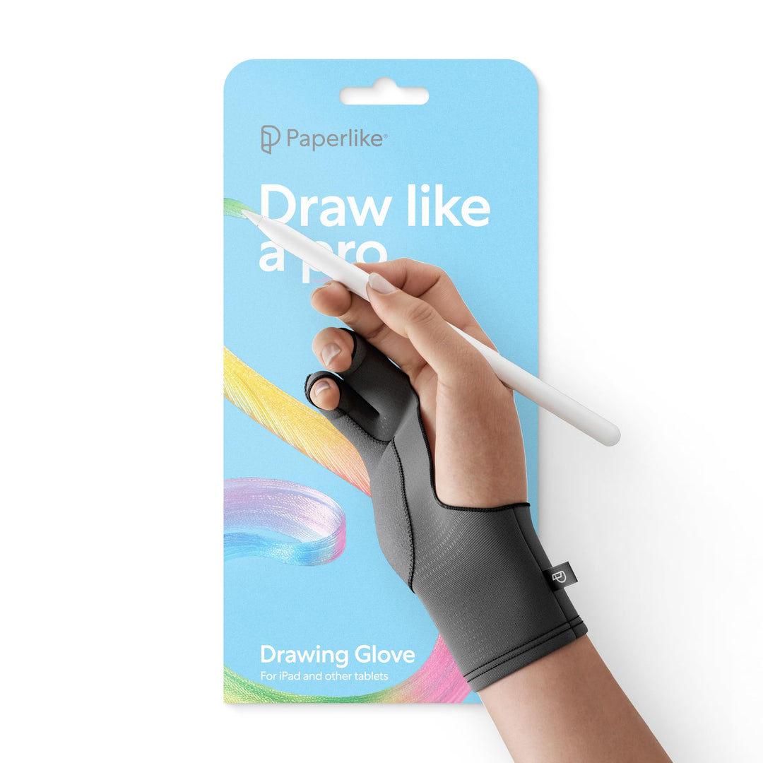 Paperlike's Drawing Glove für iPad – Zeichenhandschuh zum Zeichnen auf Tablets (für Rechts- und Link