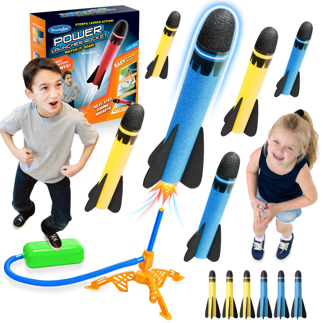 Spielzeug ab 3-12 Jahre Junge, Outdoor Spiele für Kinder Raketen Spielzeug Gartenspielzeug Draussen
