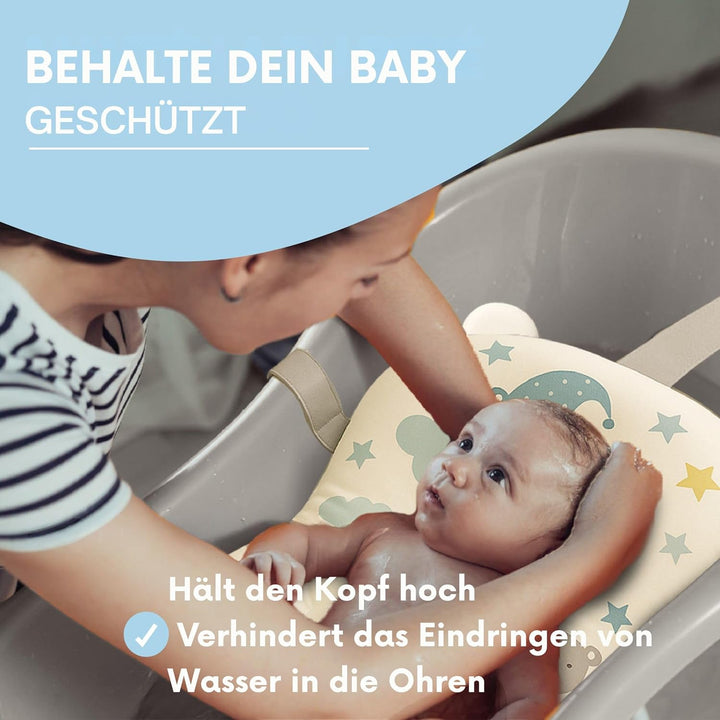Baby Badewanneneinsatz – Baby Badewannenkissen für Badewanne - Babywanne Einsatz &amp; Badewannensitz ab