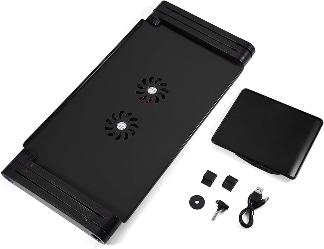 Laptopständer, 360 ° Verstellbarer Faltbarer Laptop-Tisch, Laptop-Schreibtisch, Leichten Aluminium-L