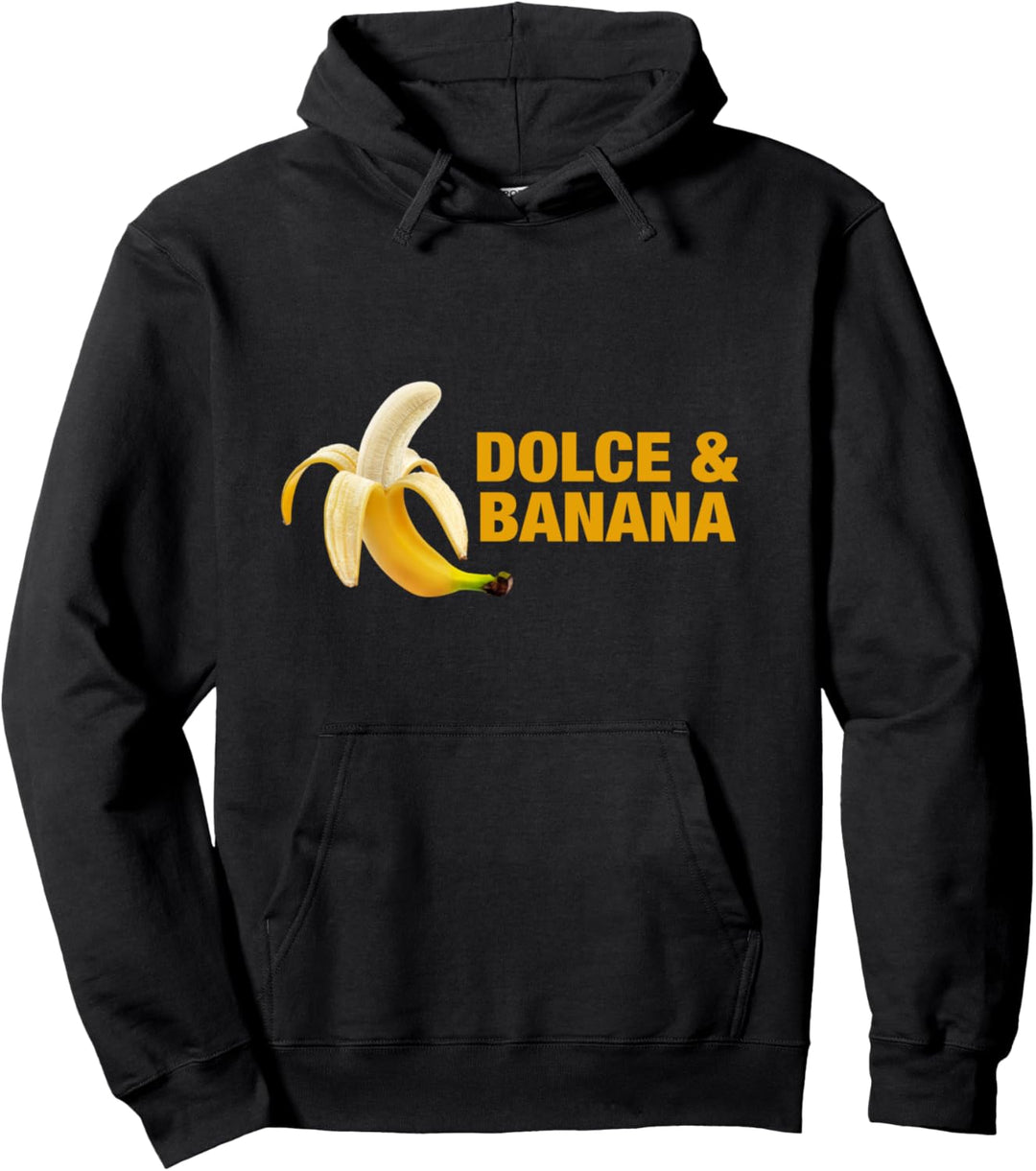 Dolce And Banana T Shirt, Funny Cute Graphic Design Banane Pullover Hoodie