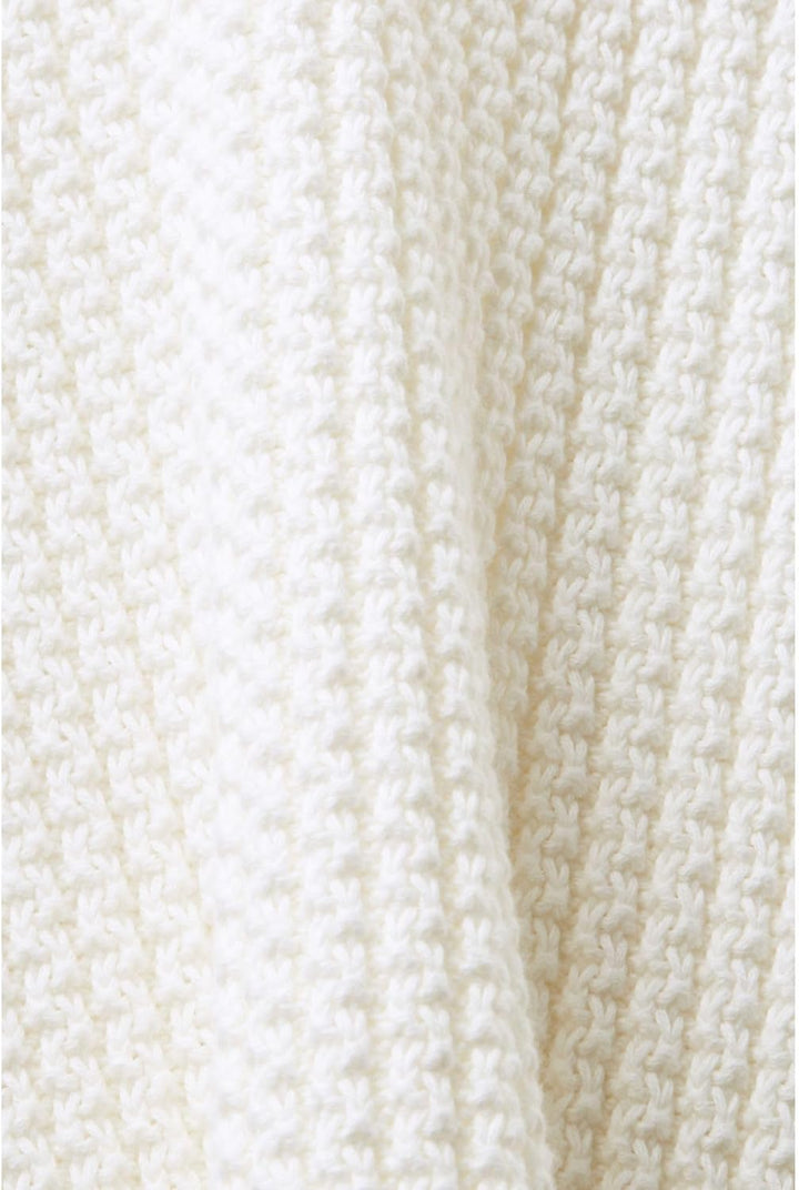 ESPRIT Strukturierter Strickpullover mit Rundhalsausschnitt