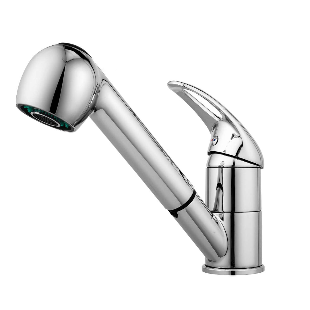 Himimi® Küchenarmatur 360 ° Drehbare| ausziehbar Wasserhahn Mit 2 Sprüharten (Spray &amp; Strahl)| Edels