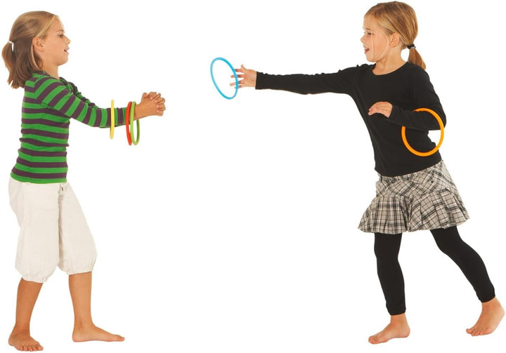 Gonge Activity Rings, Set of 6 Plastic Rubber Rings, Diameter: 16.4 cm, 6er Set