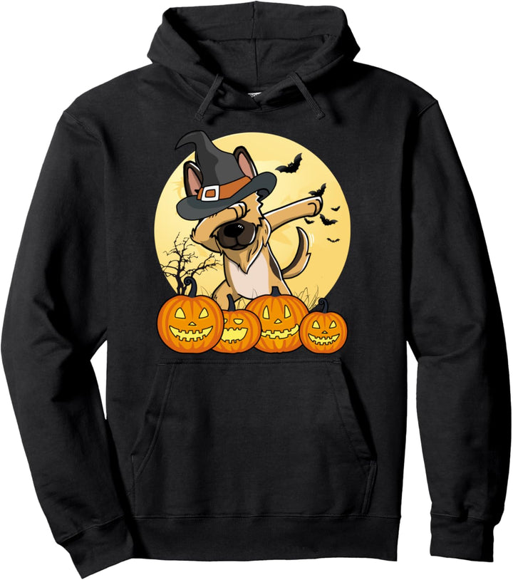 Dabbing Deutscher Schäferhund Dab Dance Halloween Hund Pullover Hoodie