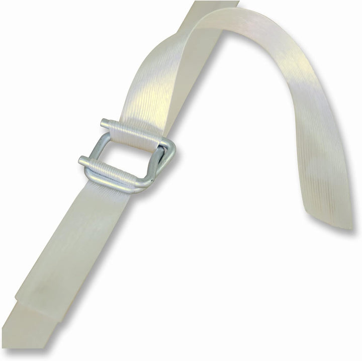 300 Stück 32mm Drahtverschlussklemmen | verzinkt | für 32mm Umreifungsband/Kraftband | Metallschnall