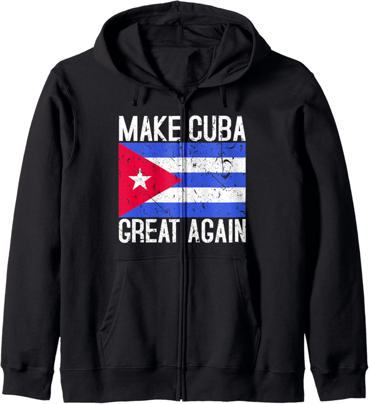 Make Cuba Great Again Cuban Flag Gift Kapuzenjacke