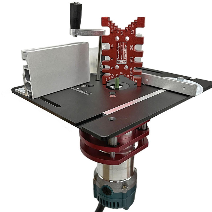 Präzisions-Oberfräsenlift, Oberfräsen-Lift-Kit, Manuelles Hebe-Router-Hebesystem-Kit, Manuelles Hebe