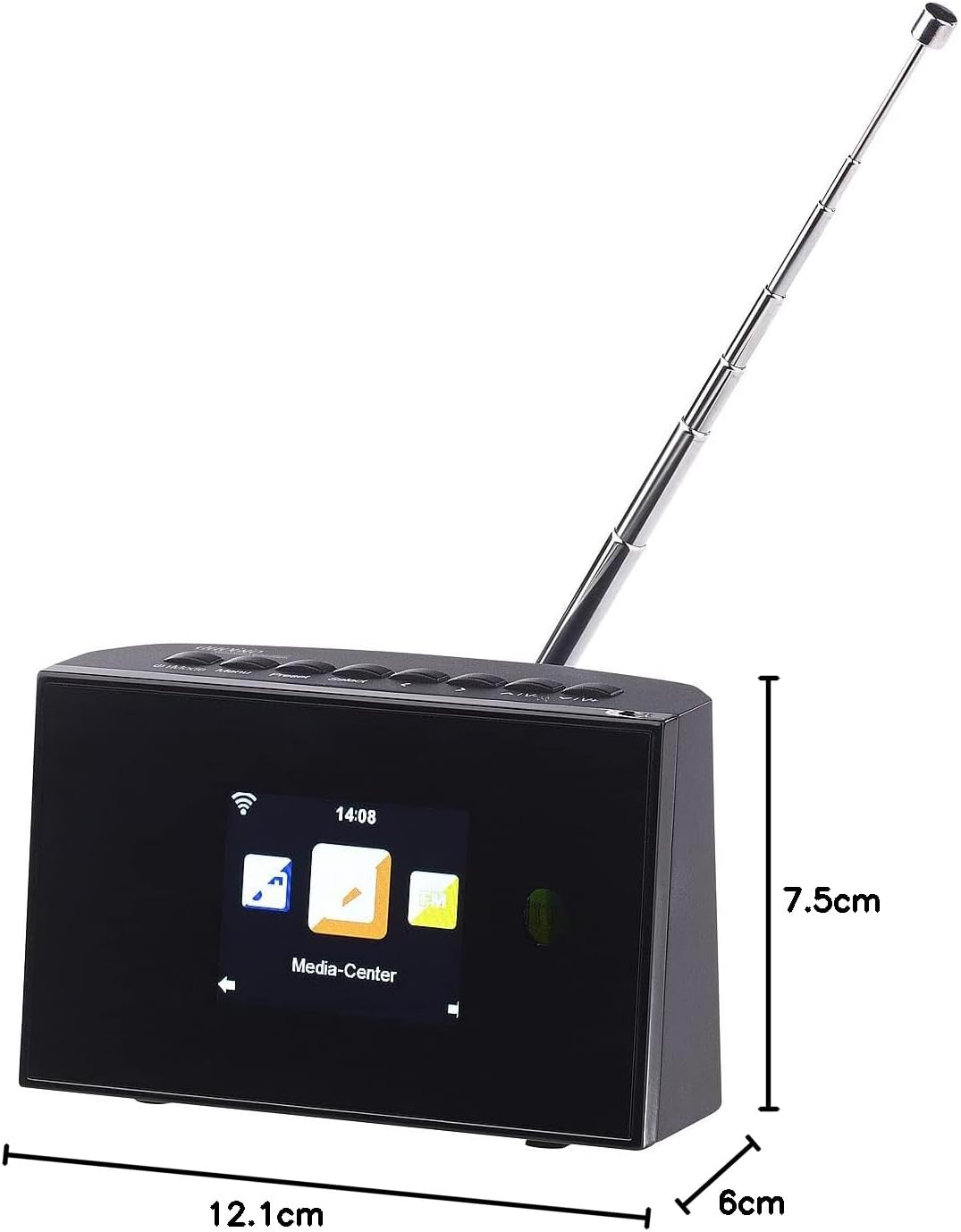 VR-Radio Internet Radio Empfänger: WLAN-HiFi-Empfänger (Tuner) für Internetradio und UKW, Fernbedien