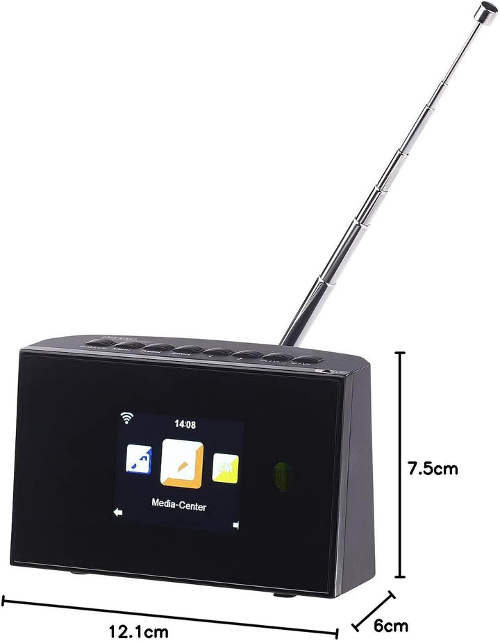 VR-Radio Internet Radio Empfänger: WLAN-HiFi-Empfänger (Tuner) für Internetradio und UKW, Fernbedien