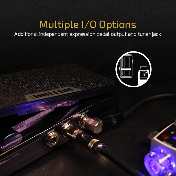 Hotone WAH AKTIV Volume Passive Expression 4 in 1 Gitarre Effektpedal schaltbar mit sichtbaren Gitar