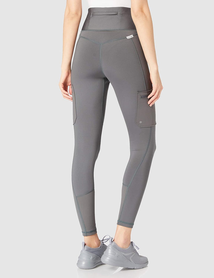 All Terrain Gear by Wrangler Damen Cargo Legging Deep Depths Hiking Pants S Grau, S Grau