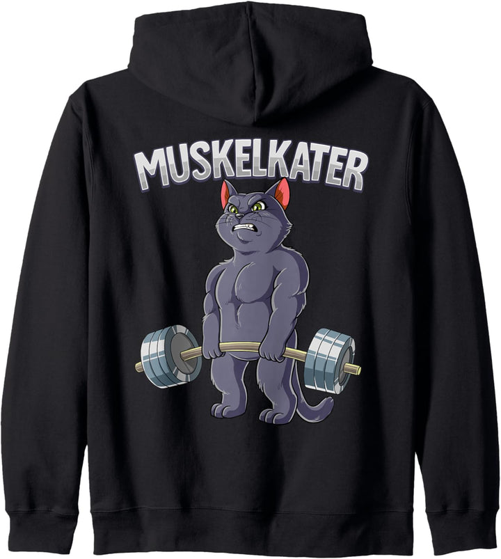 Muskelkater Bodybuilding Fitness Gym Kapuzenjacke