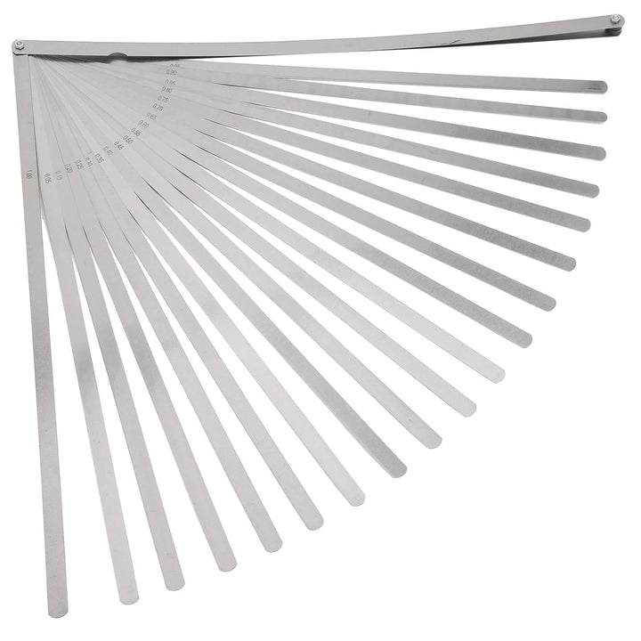 Fühlerlehre Metrisch, Tragbarer 20-Blatt-Fühler, Metrischer Dickenmesser aus Edelstahl, 500 Mm Länge