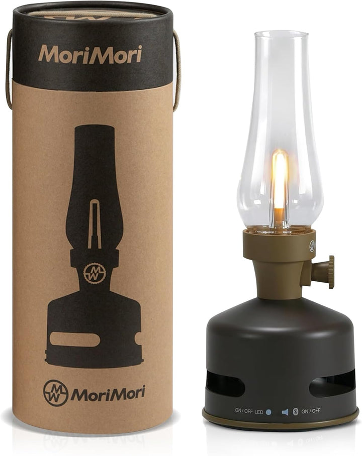 MoriMori Design-Leuchte mit Lautsprecher - (choco-brown), Choco-brown