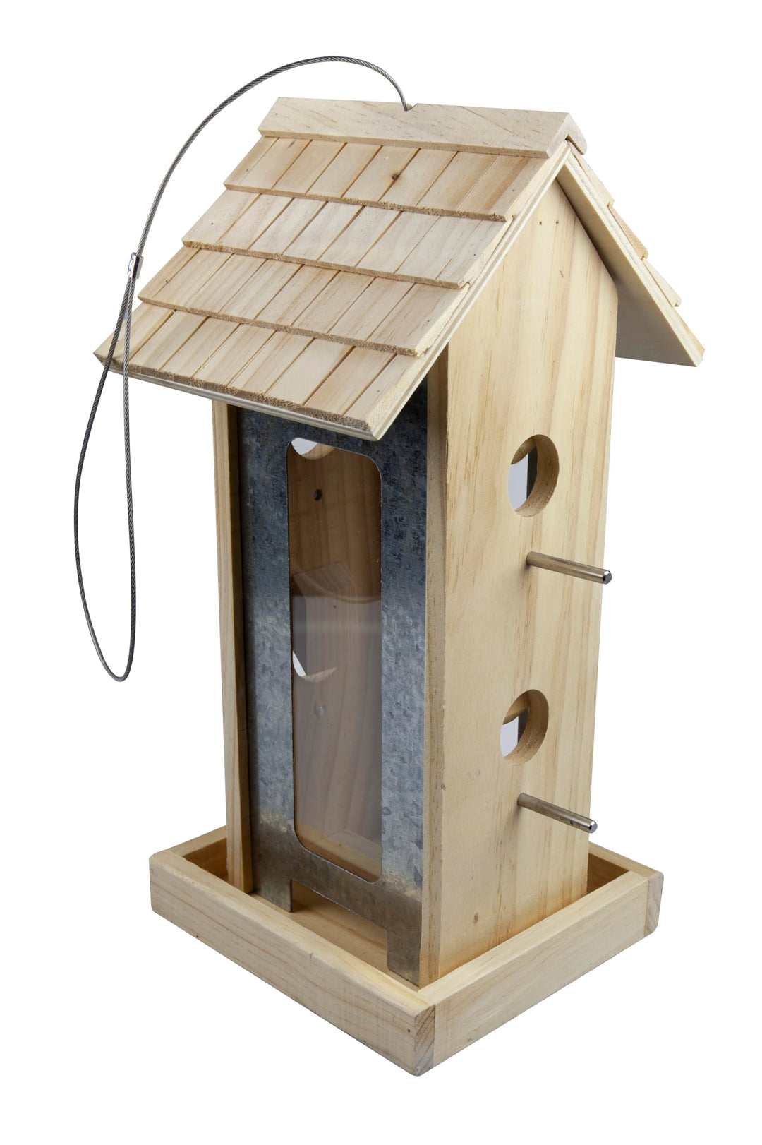 Windhager Vogelfuttersilo Country,Vogelfuttersilo, Vogelhaus, Futterspender für Vögel, Vogelhäuschen