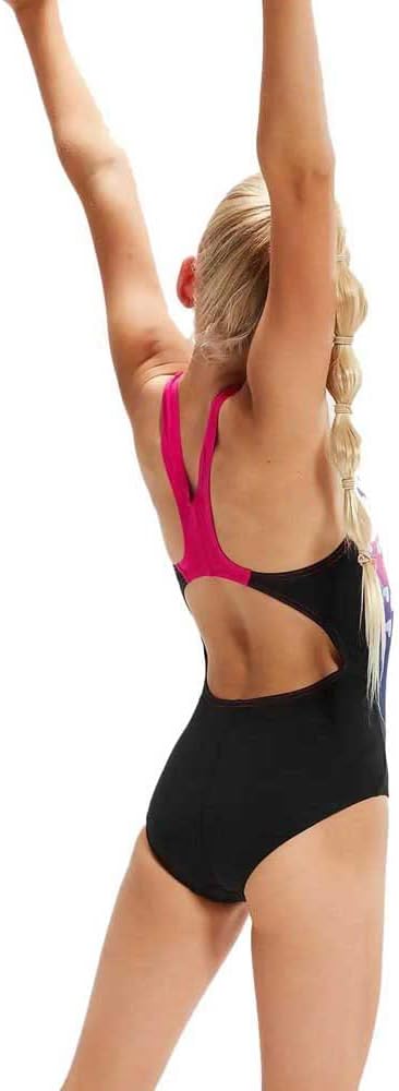 Speedo Digital Placement Splashback 5-6 Jahre 4738 Black/Punchy Pink/Blue Fl, 5-6 Jahre 4738 Black/P