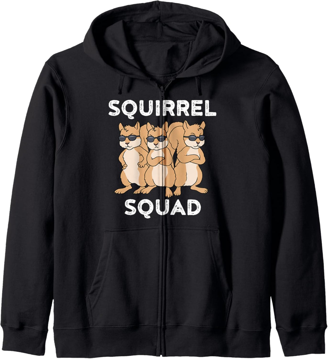 Eichhörnchen Squirrel Squad Kapuzenjacke