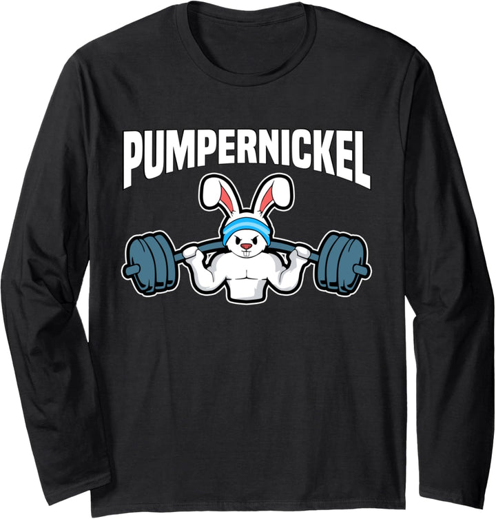 Gym - Pumpernickel - Bodybuilding & Fitness Langarmshirt
