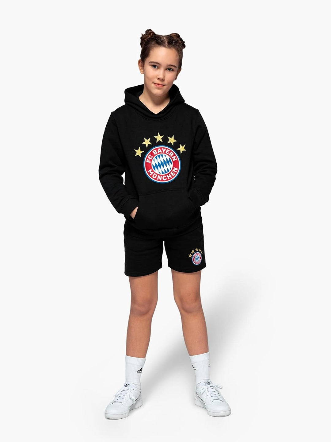 FC Bayern München Sweatshort Logo 110 Schwarz, 110 Schwarz