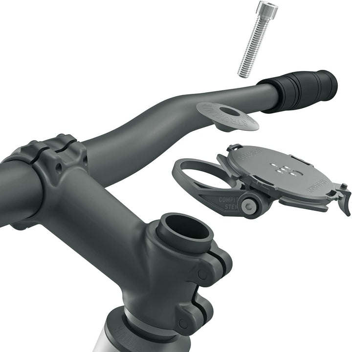 SKS GERMANY COMPIT/STEM Handyhalter für Vorbaumontage (Vorbaumontage (⌀ 1 ⅛ Zoll), Bajonettverschlus