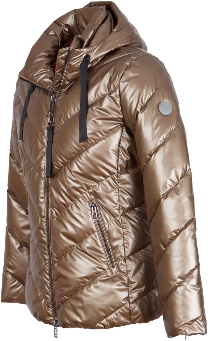 Green Goose Damen Kapuzenjacke 21447711 Diagonalstepp Whiskey Fb 225 34 Braun, 34 Braun