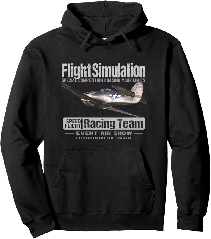 Flight Simulation Flugzeug Flugsimulations Flugshow Piloten Pullover Hoodie