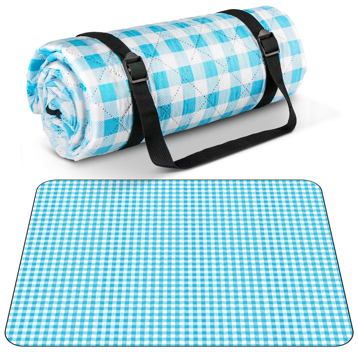 Picknickdecke Stranddecke Strandmatte Wasserdicht mit Tragegriff Outdoor Stranddecke für Camping, Pi