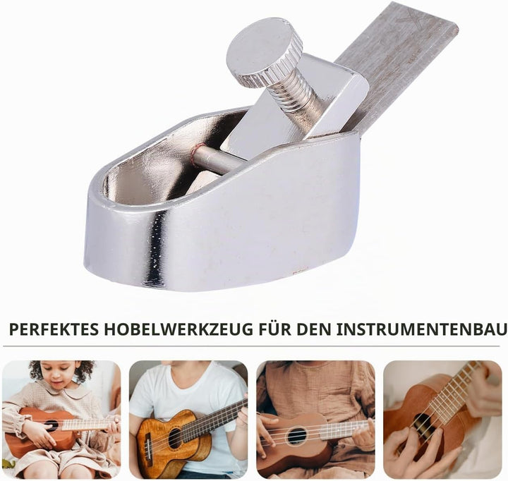SAFIGLE Daumenhobel Holz Handwerkzeug Holzpolierhobel Mini Holzhobel Japanisches Blockflugzeug Geige